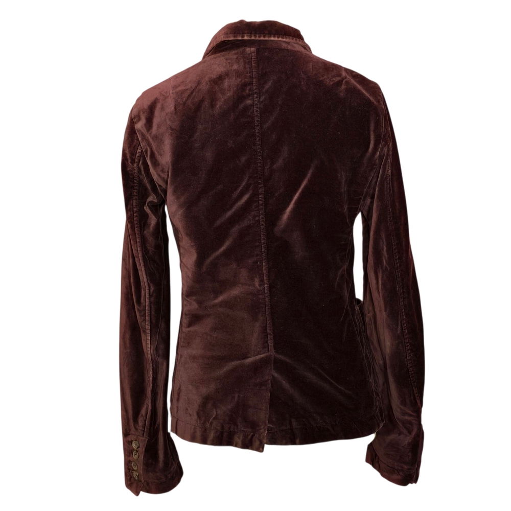 J. Crew Purple Burgundy Velvet Blazer Y2K Goth 4 - Picture 3 of 15